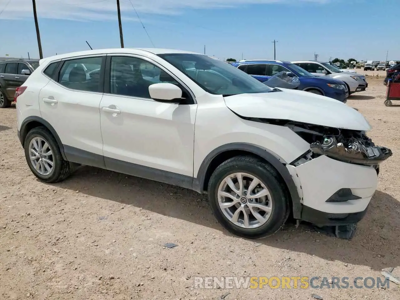 4 fotografías del automóvil dañado JN1BJ1AV6MW306681 NISSAN ROGUE 2021