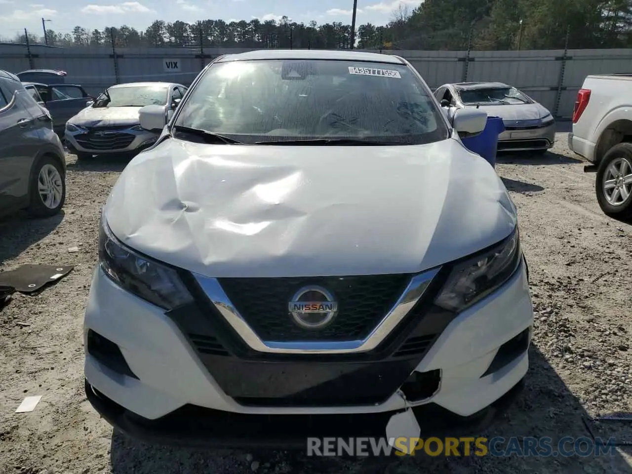 5 fotografías del automóvil dañado JN1BJ1AV6MW313873 NISSAN ROGUE 2021