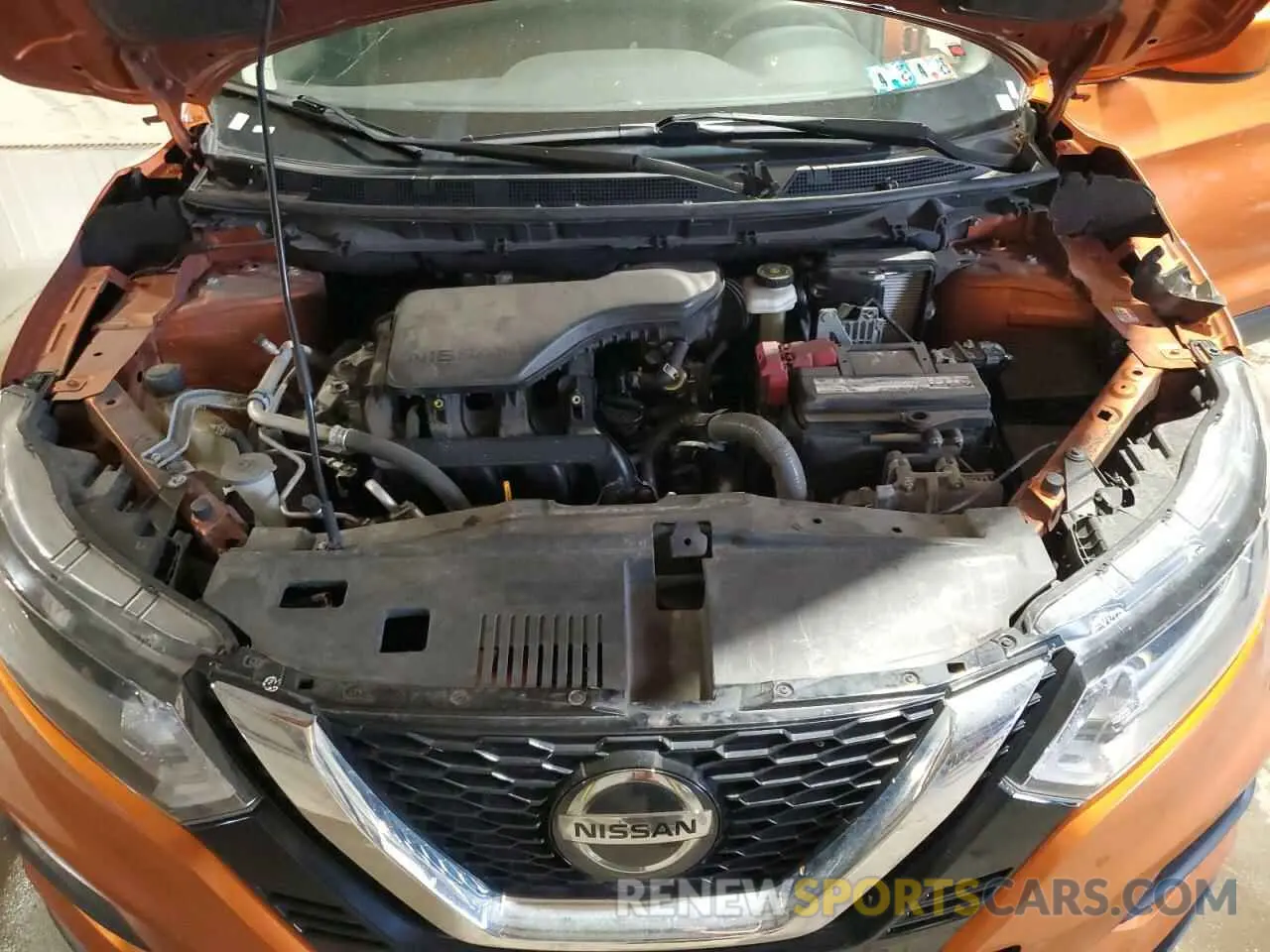 12 fotografías del automóvil dañado JN1BJ1AV7MW315695 NISSAN ROGUE 2021