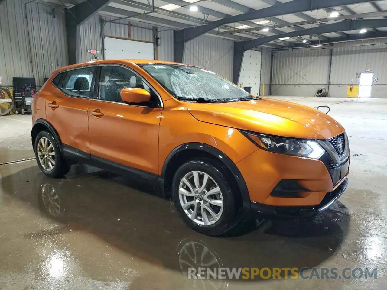 4 fotografías del automóvil dañado JN1BJ1AV7MW315695 NISSAN ROGUE 2021