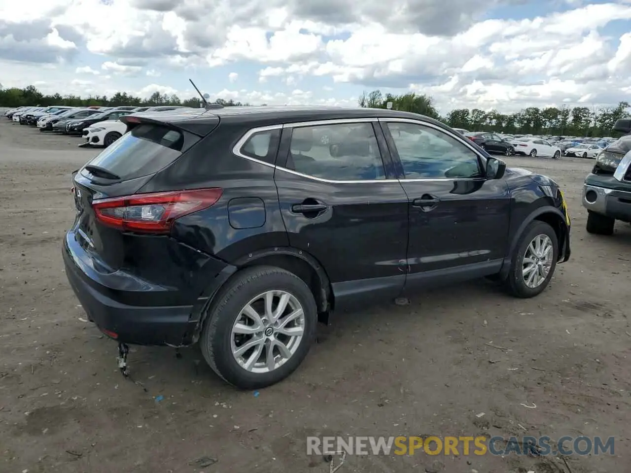 3 fotografías del automóvil dañado JN1BJ1AV7MW561498 NISSAN ROGUE 2021