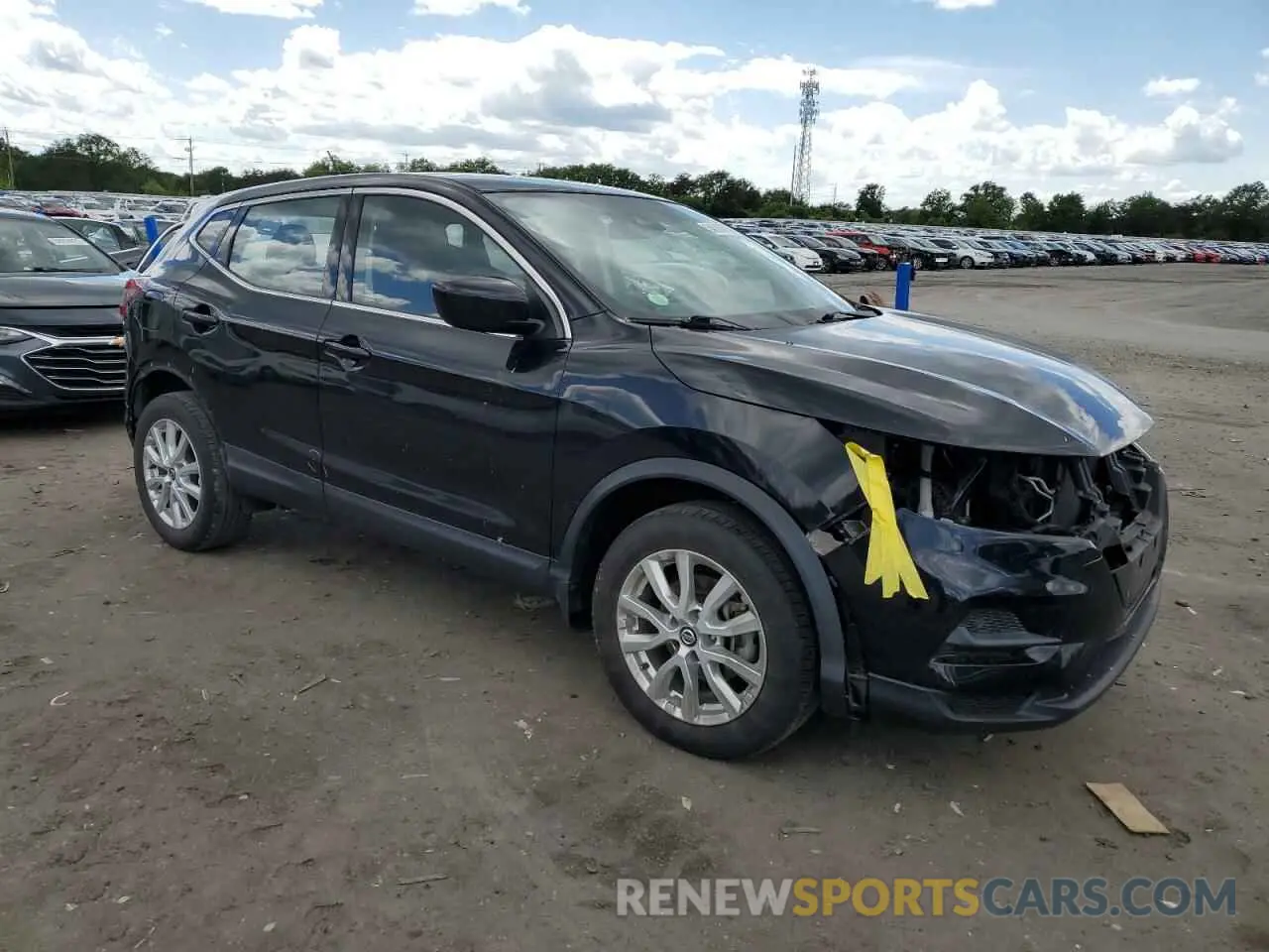 4 fotografías del automóvil dañado JN1BJ1AV7MW561498 NISSAN ROGUE 2021