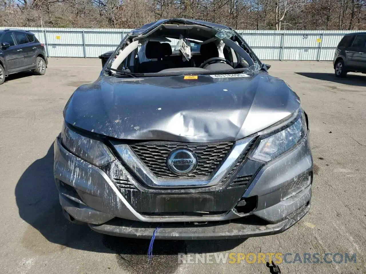 5 fotografías del automóvil dañado JN1BJ1AV7MW561954 NISSAN ROGUE 2021