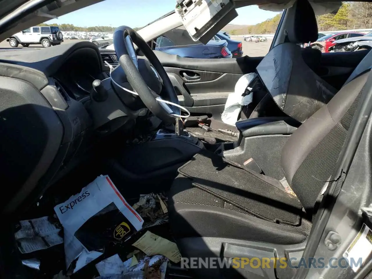 7 fotografías del automóvil dañado JN1BJ1AV7MW561954 NISSAN ROGUE 2021