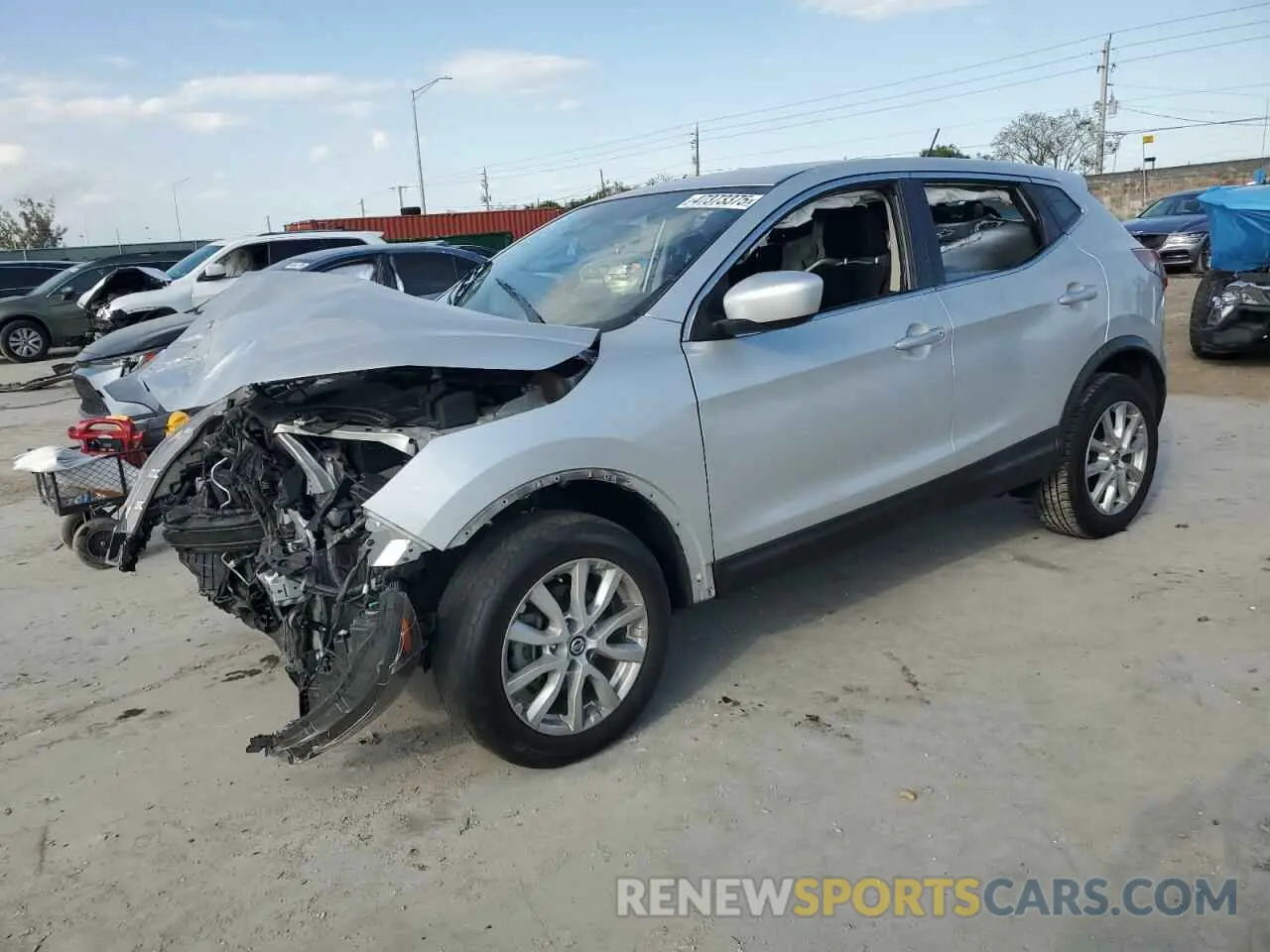 1 fotografías del automóvil dañado JN1BJ1AV8MW560781 NISSAN ROGUE 2021