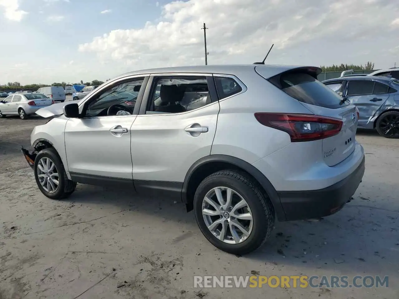 2 fotografías del automóvil dañado JN1BJ1AV8MW560781 NISSAN ROGUE 2021
