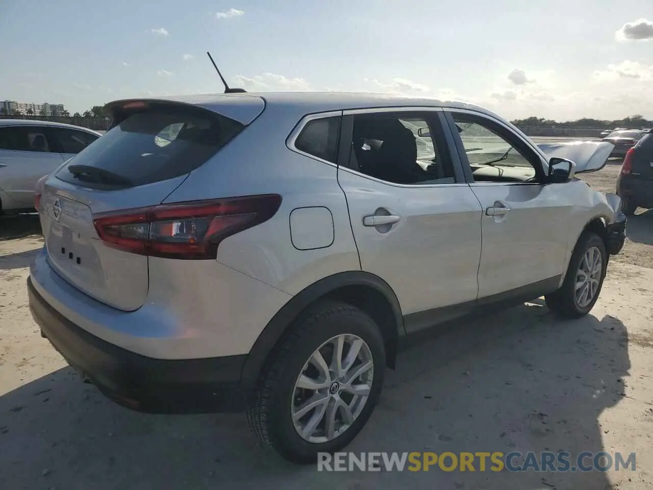 3 fotografías del automóvil dañado JN1BJ1AV8MW560781 NISSAN ROGUE 2021