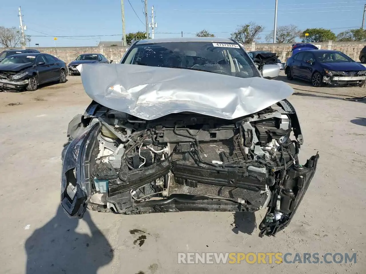 5 fotografías del automóvil dañado JN1BJ1AV8MW560781 NISSAN ROGUE 2021