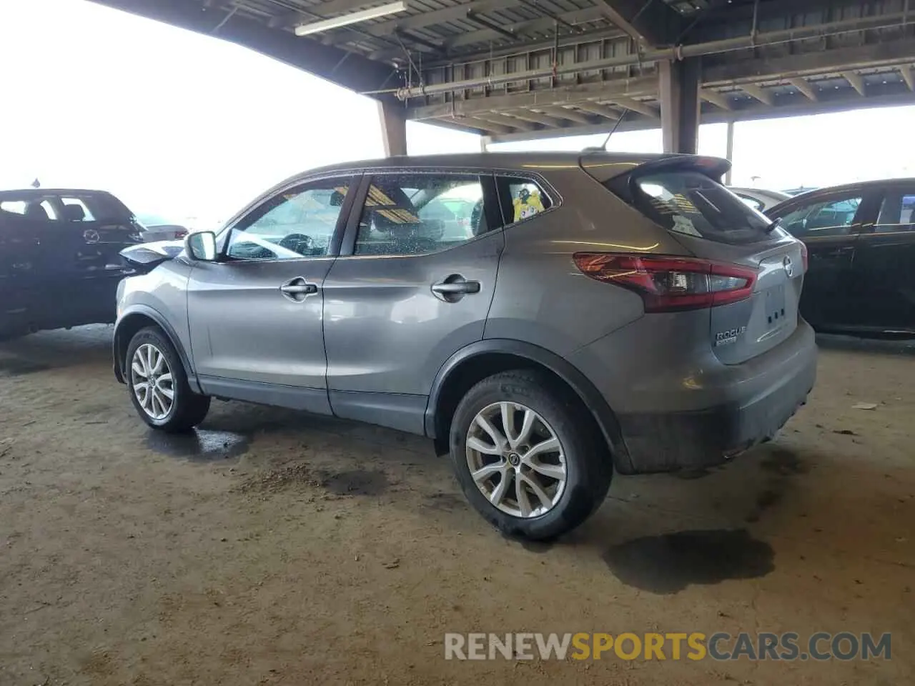 2 fotografías del automóvil dañado JN1BJ1AV8MW562661 NISSAN ROGUE 2021