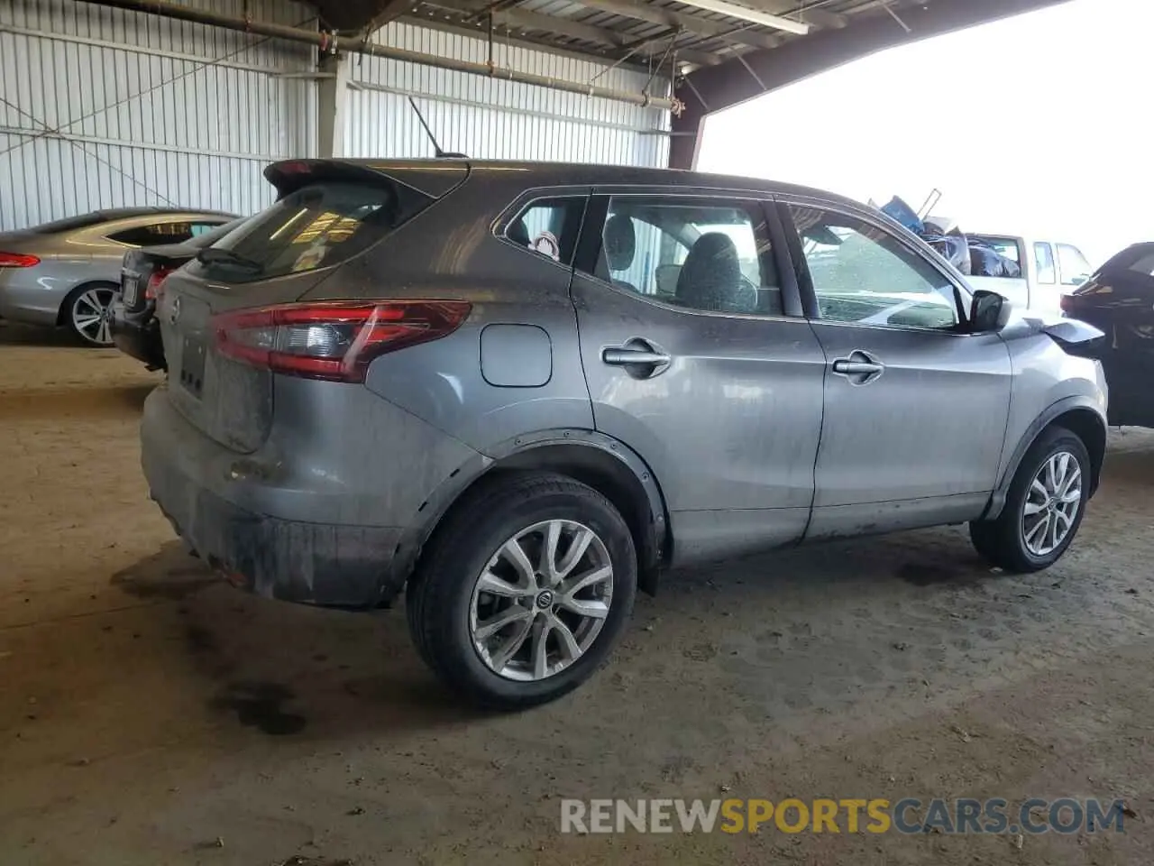 3 fotografías del automóvil dañado JN1BJ1AV8MW562661 NISSAN ROGUE 2021