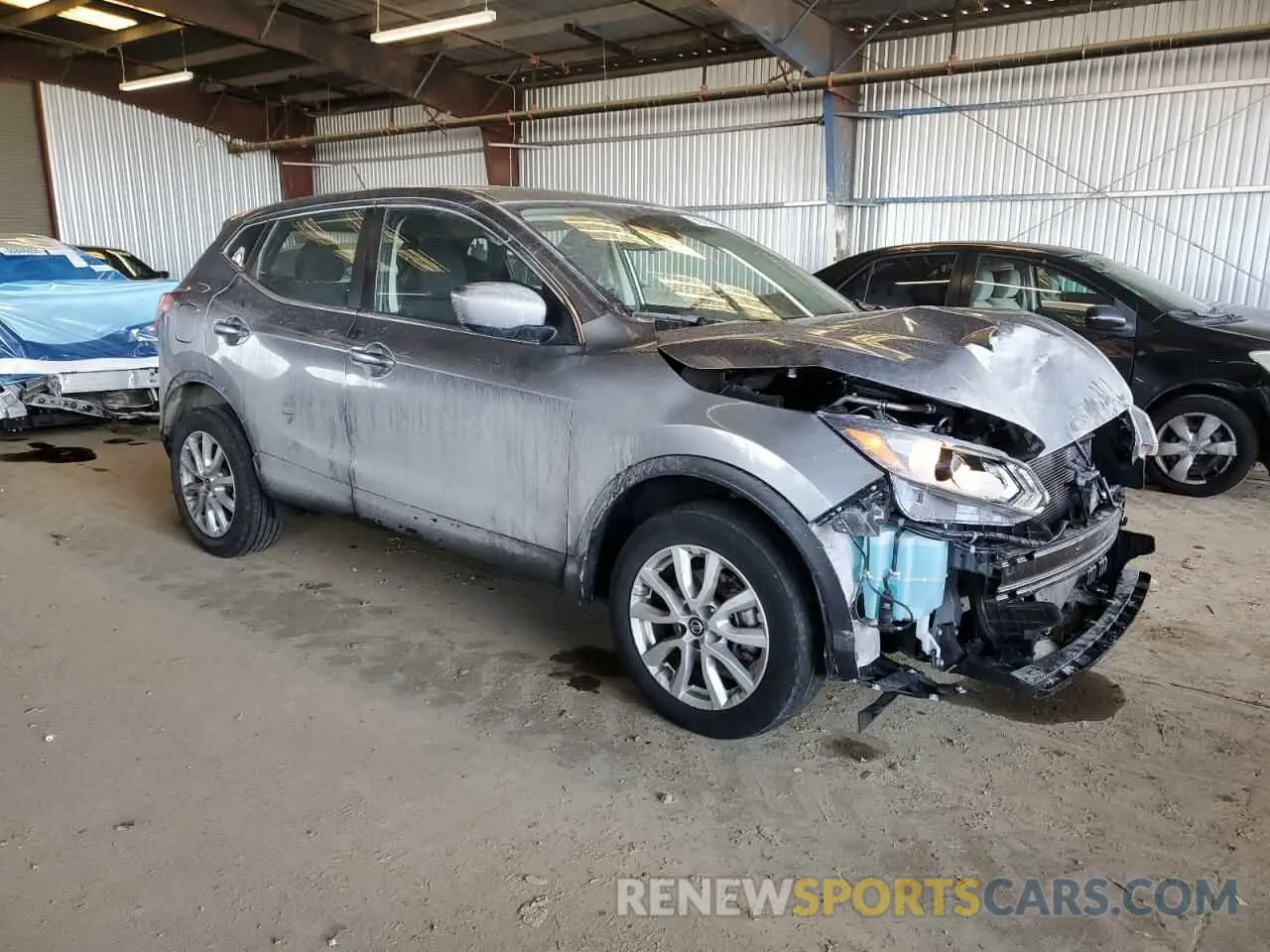 4 fotografías del automóvil dañado JN1BJ1AV8MW562661 NISSAN ROGUE 2021