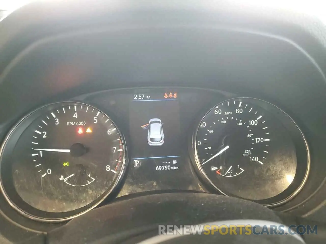 9 fotografías del automóvil dañado JN1BJ1AV8MW562661 NISSAN ROGUE 2021