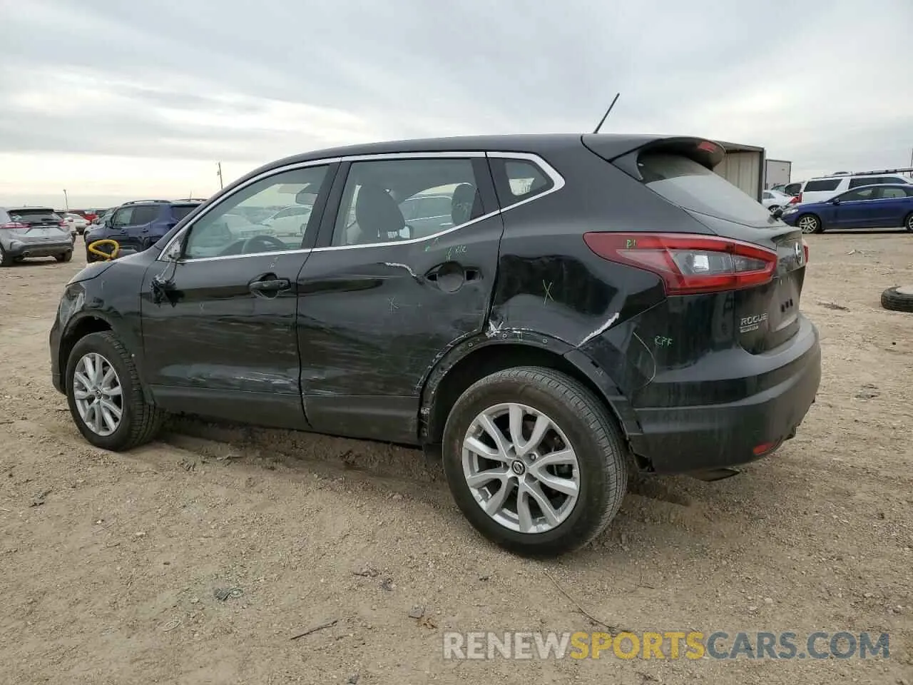 2 fotografías del automóvil dañado JN1BJ1AVXMW306425 NISSAN ROGUE 2021