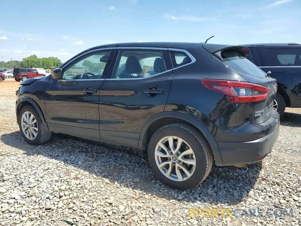2 fotografías del automóvil dañado JN1BJ1AVXMW563908 NISSAN ROGUE 2021