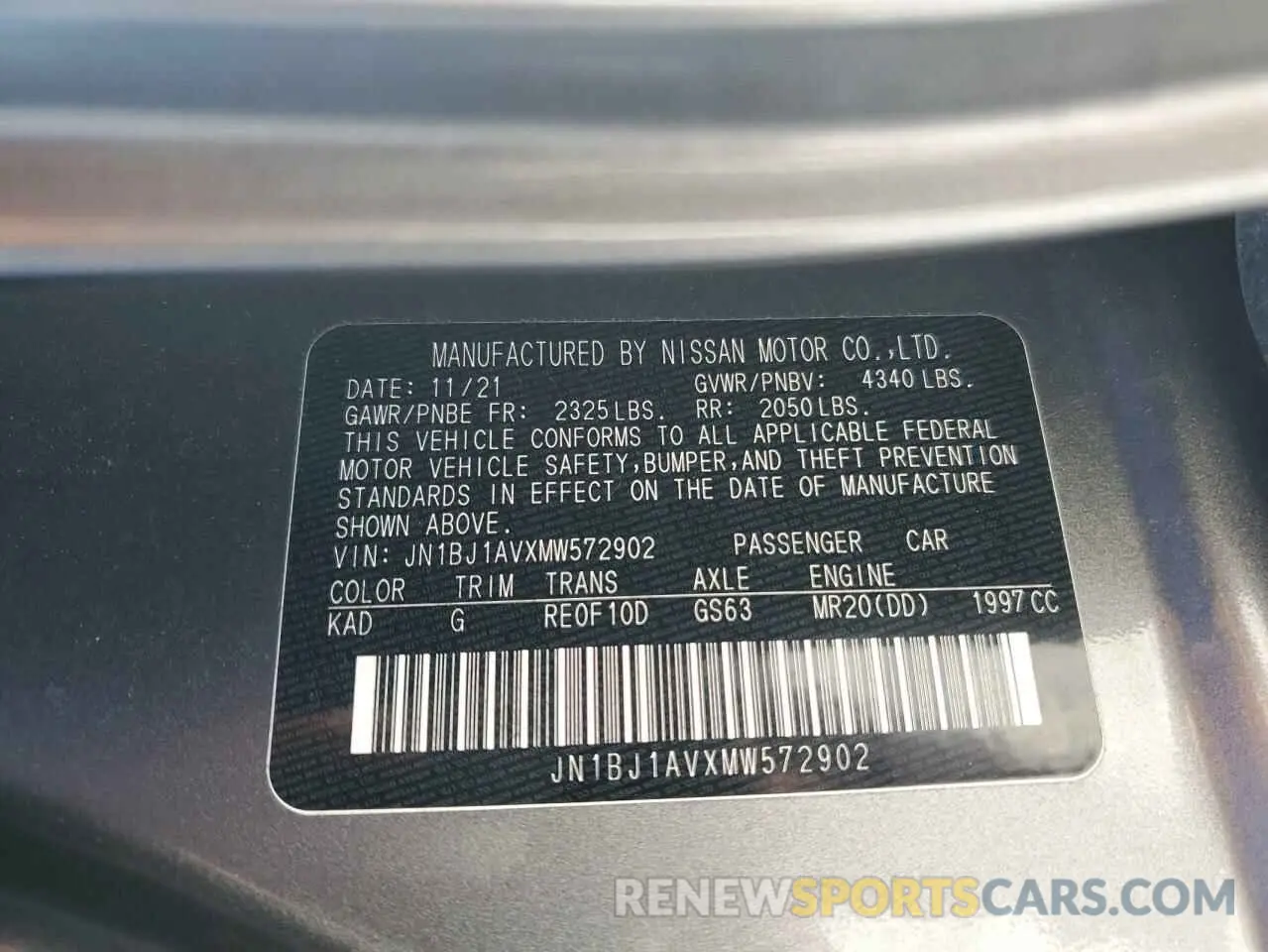 14 fotografías del automóvil dañado JN1BJ1AVXMW572902 NISSAN ROGUE 2021