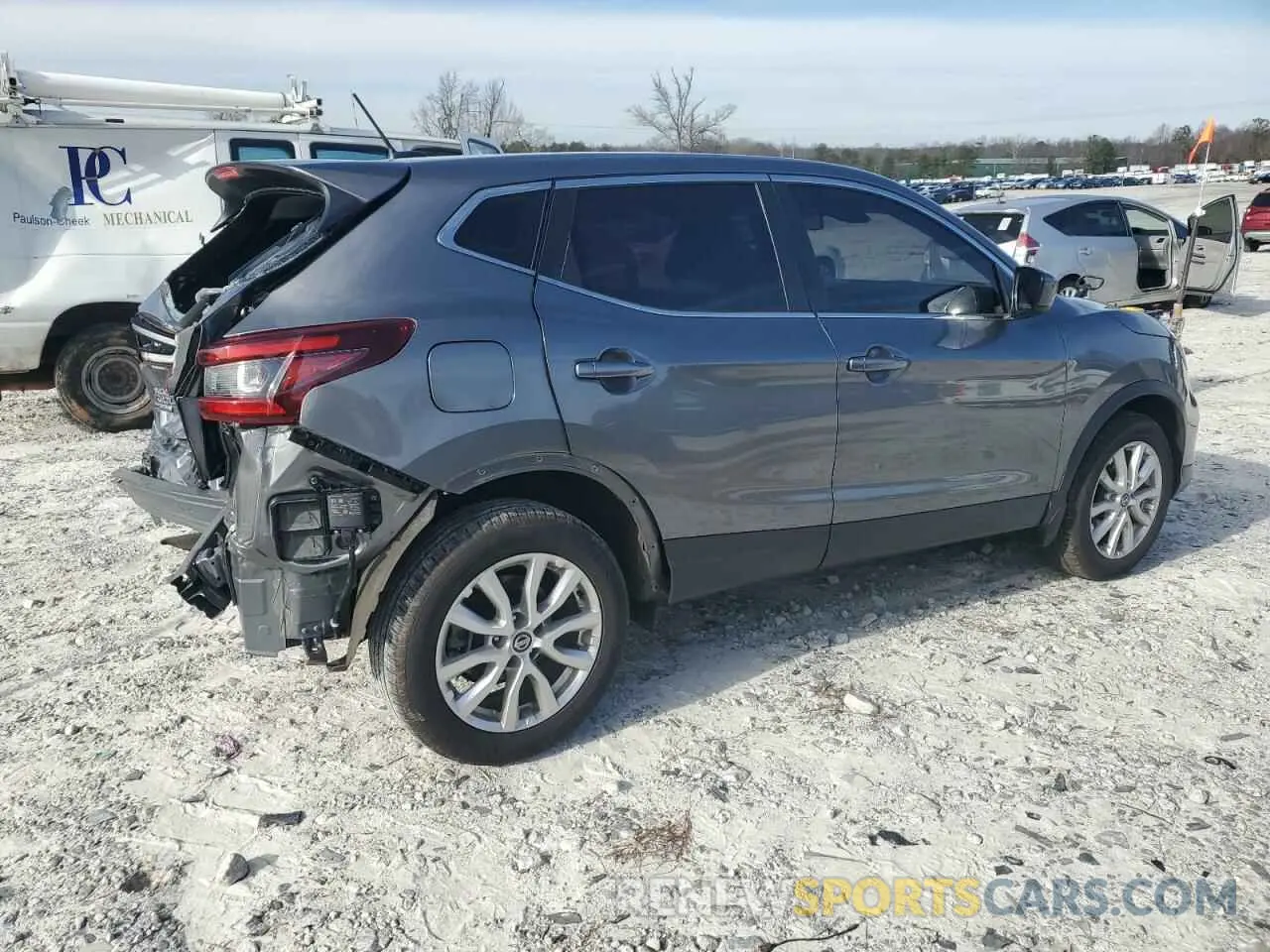 3 fotografías del automóvil dañado JN1BJ1AVXMW572902 NISSAN ROGUE 2021