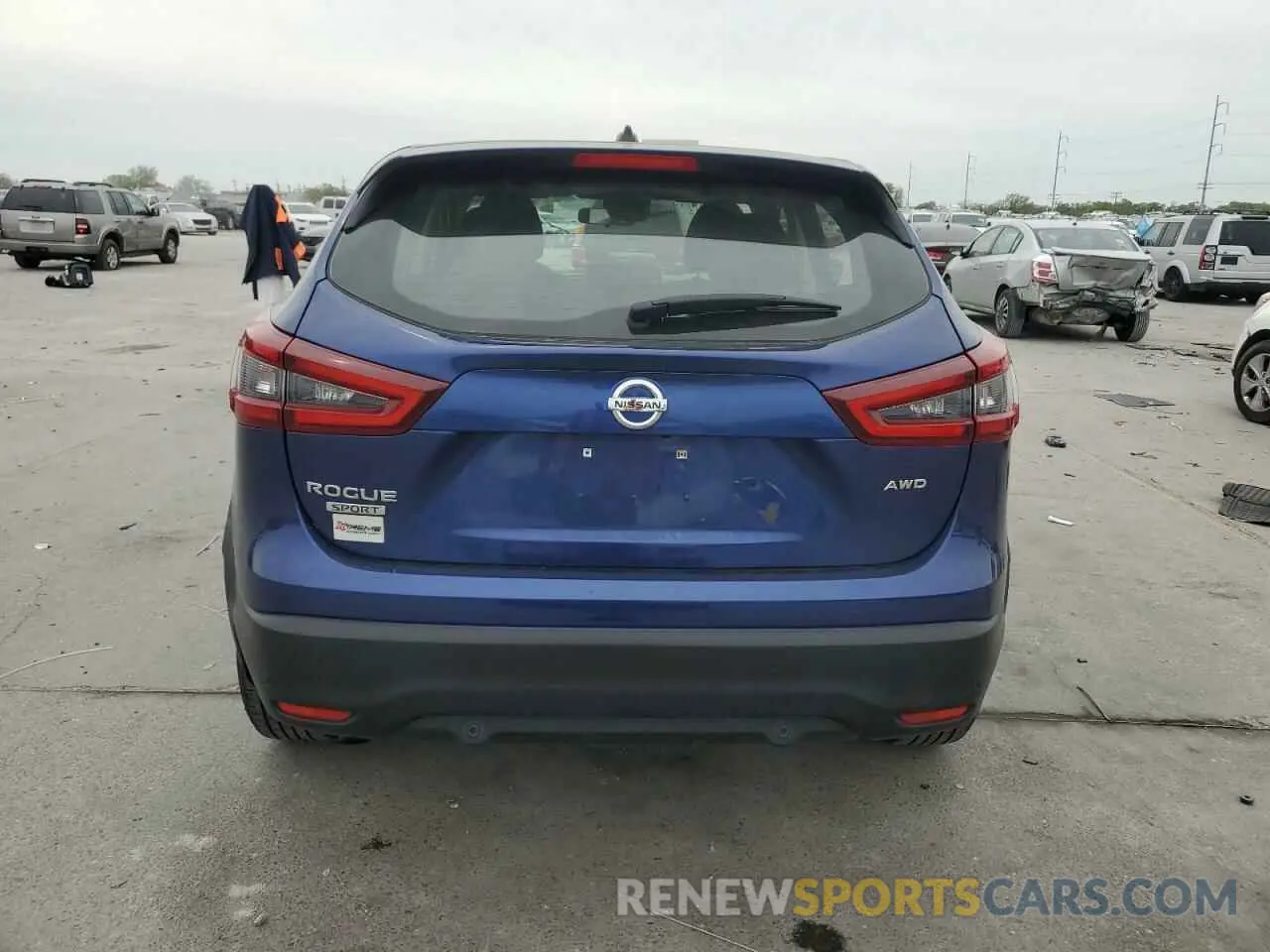 6 fotografías del automóvil dañado JN1BJ1AW0MW440594 NISSAN ROGUE 2021