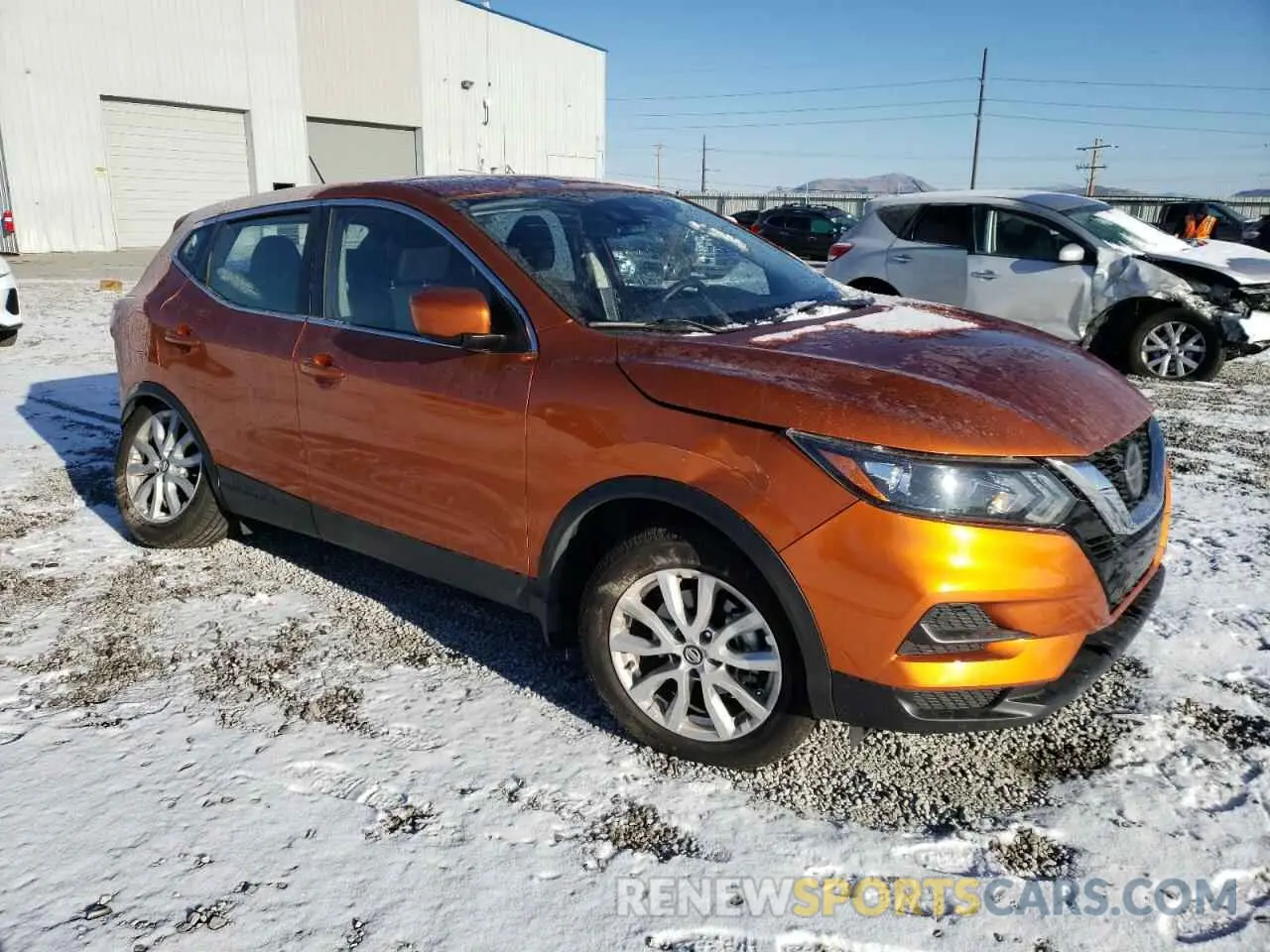 4 fotografías del automóvil dañado JN1BJ1AW0MW441275 NISSAN ROGUE 2021