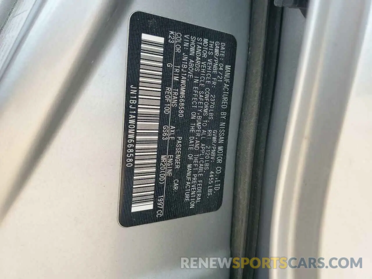14 fotografías del automóvil dañado JN1BJ1AW0MW668580 NISSAN ROGUE 2021