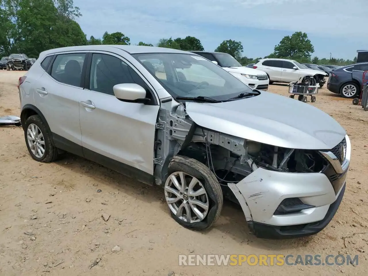 4 fotografías del automóvil dañado JN1BJ1AW0MW668580 NISSAN ROGUE 2021