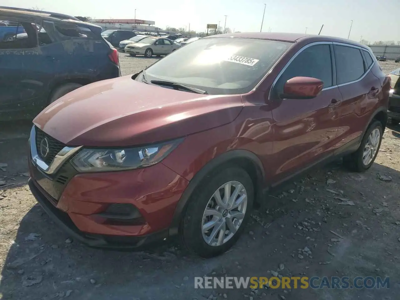 1 fotografías del automóvil dañado JN1BJ1AW1MW445593 NISSAN ROGUE 2021
