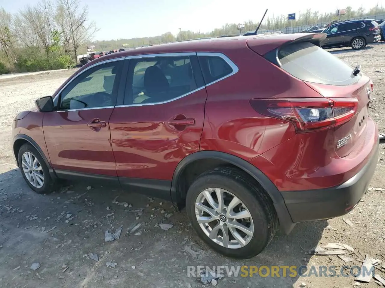 2 fotografías del automóvil dañado JN1BJ1AW1MW445593 NISSAN ROGUE 2021