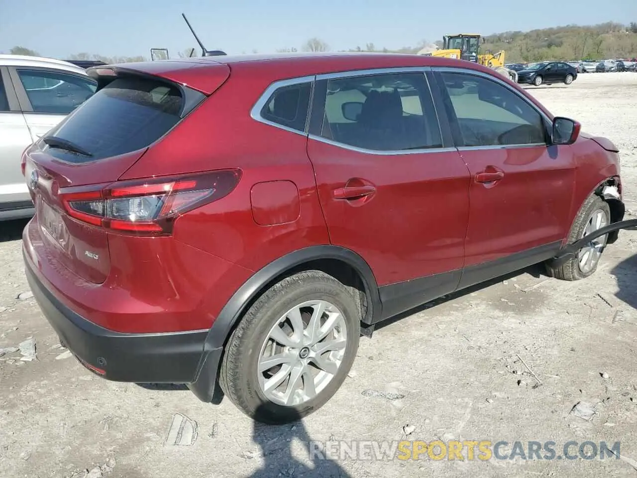 3 fotografías del automóvil dañado JN1BJ1AW1MW445593 NISSAN ROGUE 2021