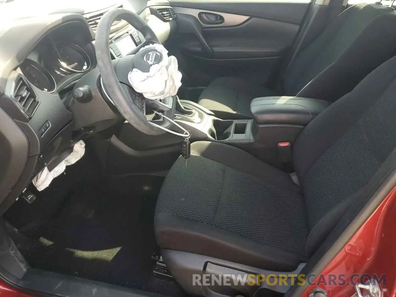 7 fotografías del automóvil dañado JN1BJ1AW1MW445593 NISSAN ROGUE 2021