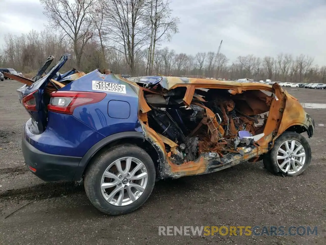 3 fotografías del automóvil dañado JN1BJ1AW2MW437356 NISSAN ROGUE 2021