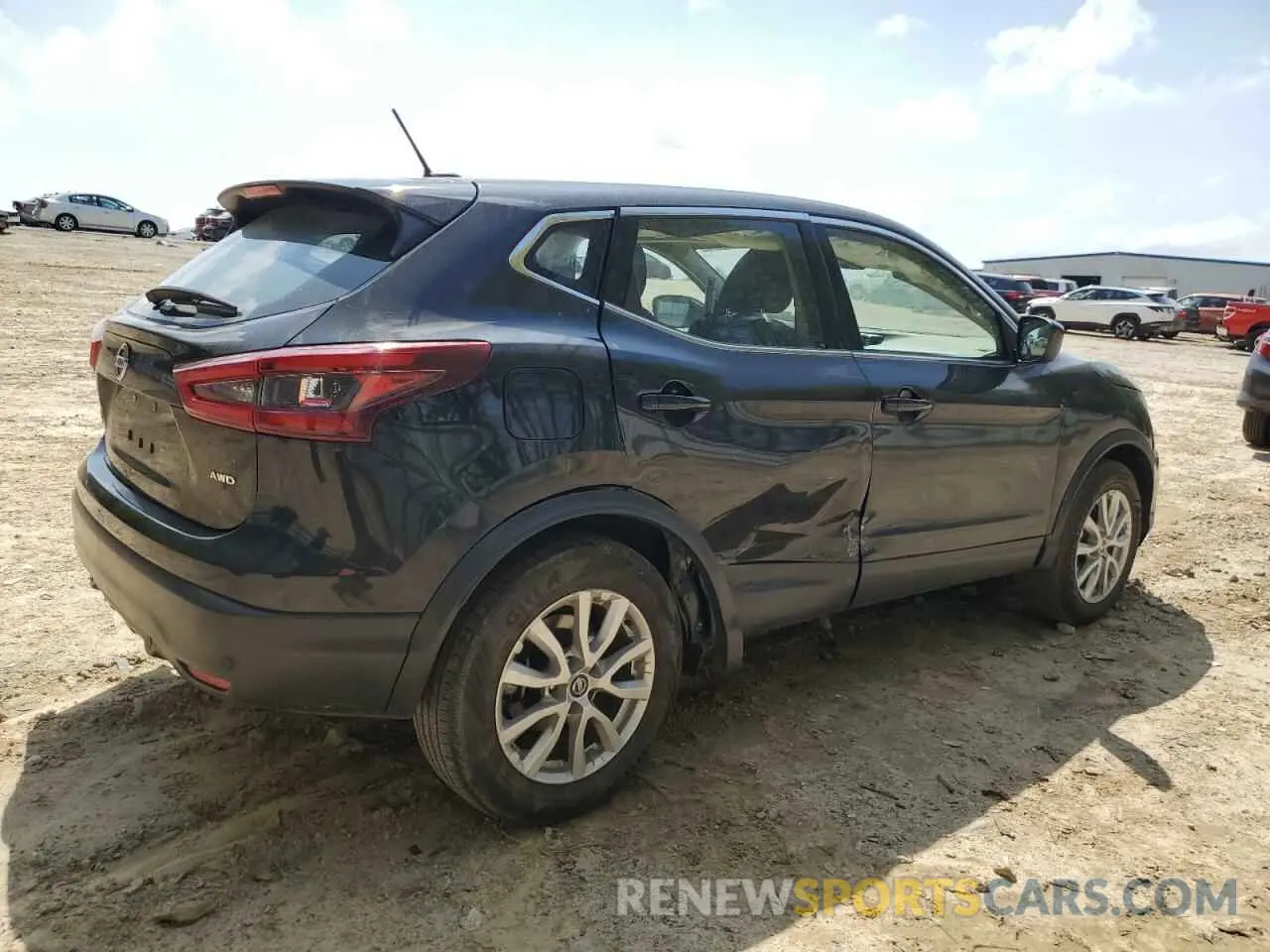 3 fotografías del automóvil dañado JN1BJ1AW2MW664188 NISSAN ROGUE 2021