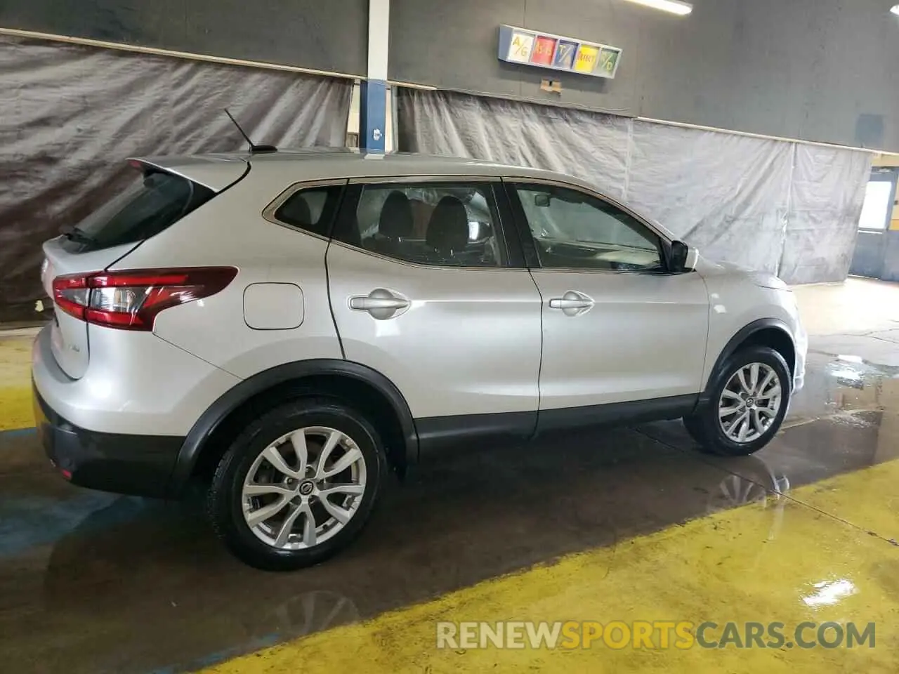 3 fotografías del automóvil dañado JN1BJ1AW3MW420131 NISSAN ROGUE 2021