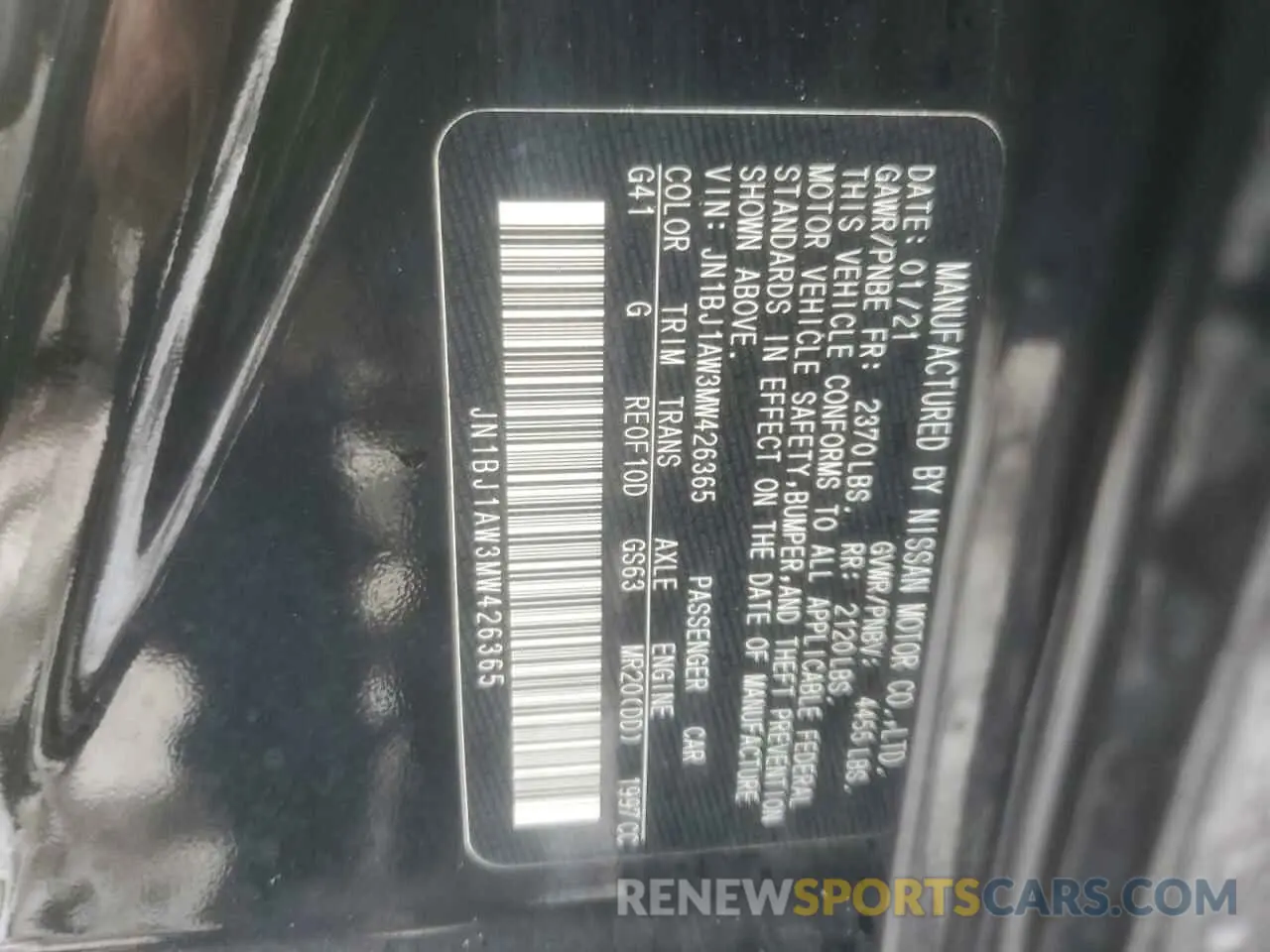 13 fotografías del automóvil dañado JN1BJ1AW3MW426365 NISSAN ROGUE 2021