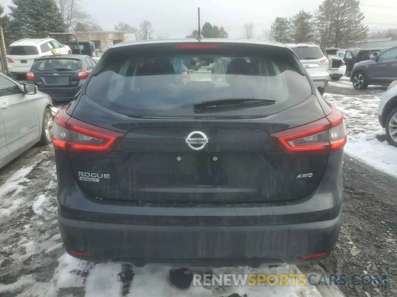 6 fotografías del automóvil dañado JN1BJ1AW3MW426365 NISSAN ROGUE 2021