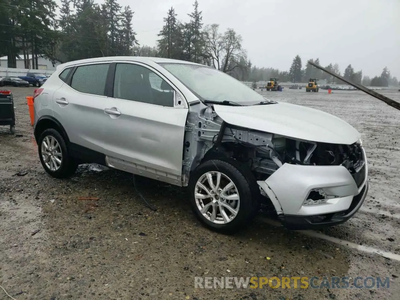 4 fotografías del automóvil dañado JN1BJ1AW4MW661759 NISSAN ROGUE 2021