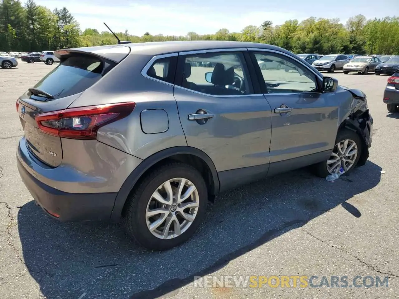 3 fotografías del automóvil dañado JN1BJ1AW4MW663107 NISSAN ROGUE 2021