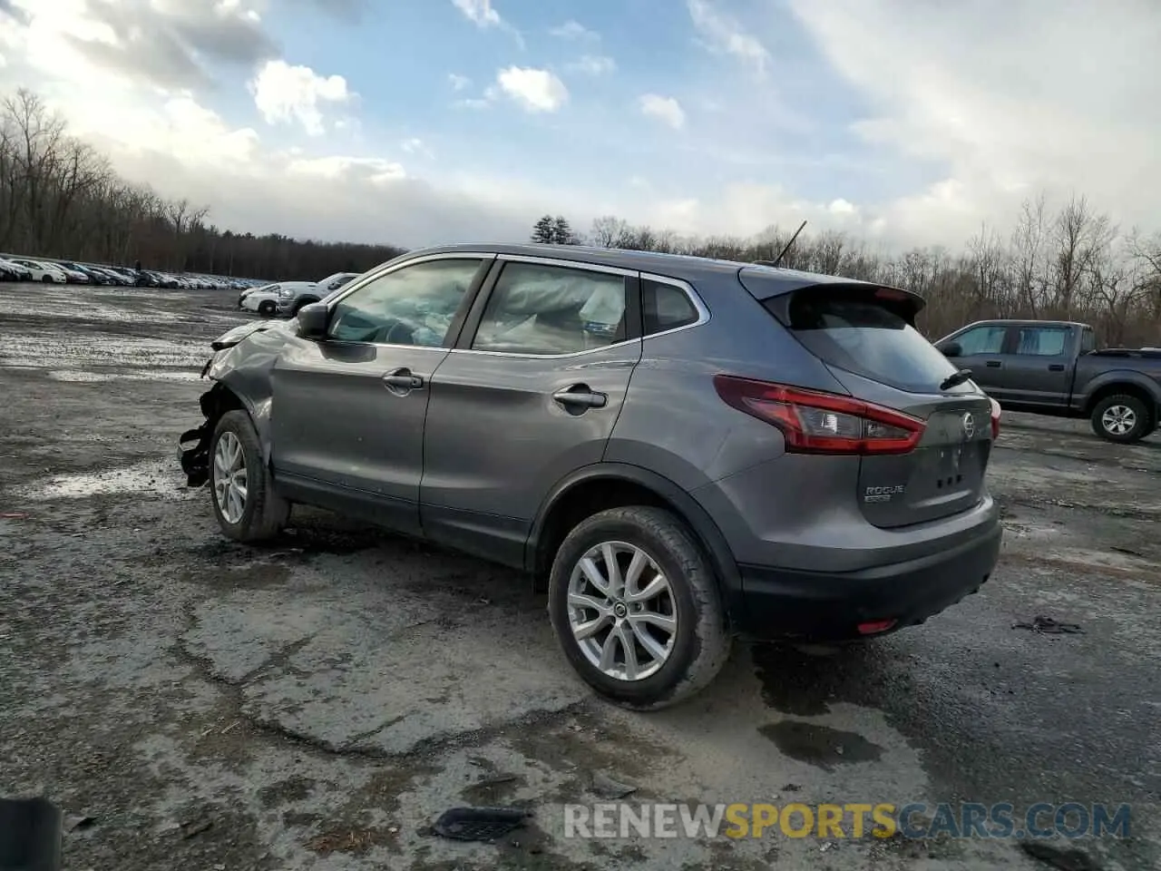 2 fotografías del automóvil dañado JN1BJ1AW9MW662101 NISSAN ROGUE 2021