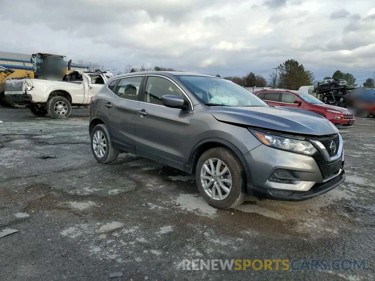 4 fotografías del automóvil dañado JN1BJ1AW9MW662101 NISSAN ROGUE 2021