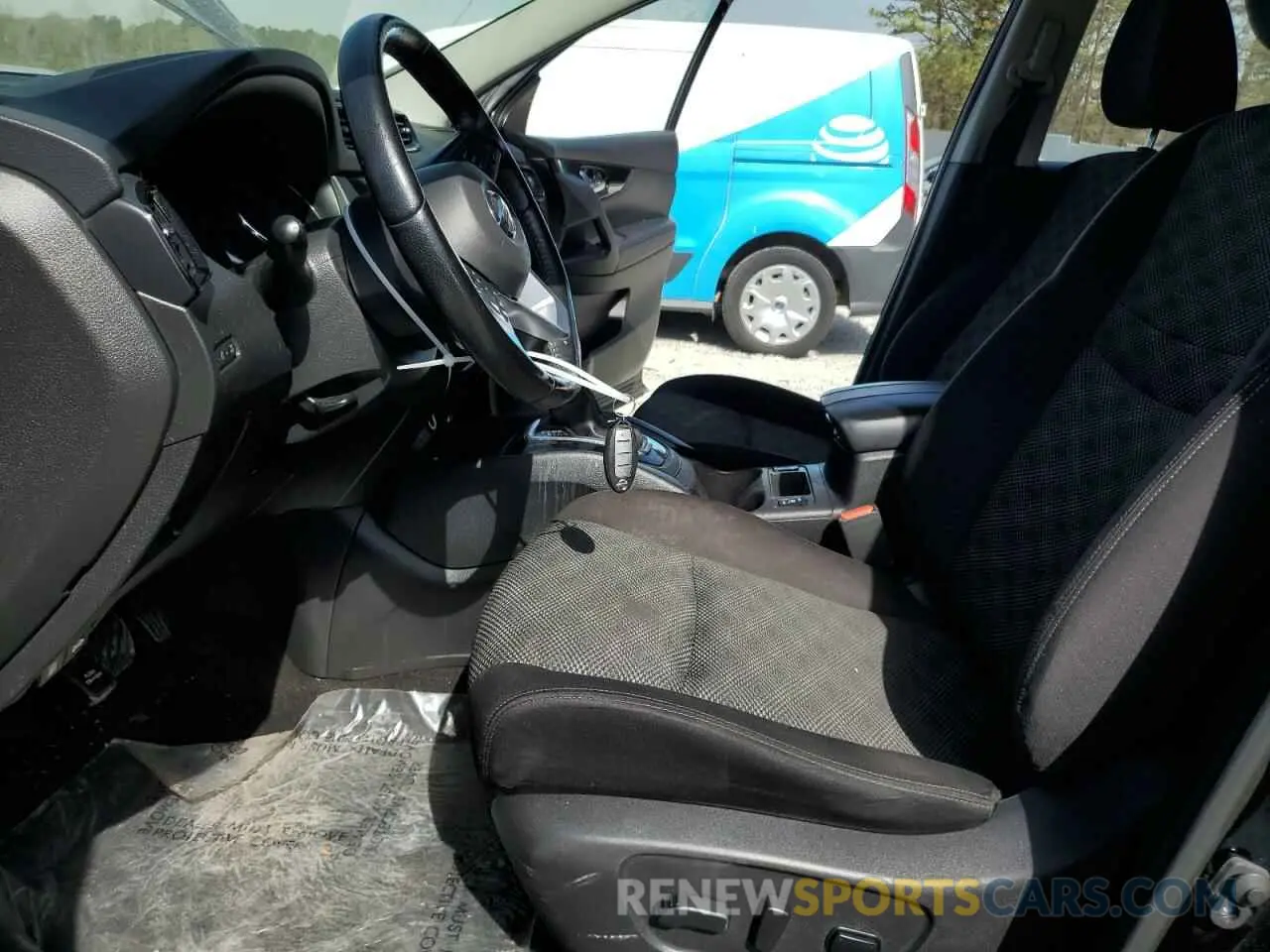 7 fotografías del automóvil dañado JN1BJ1BV3MW571945 NISSAN ROGUE 2021