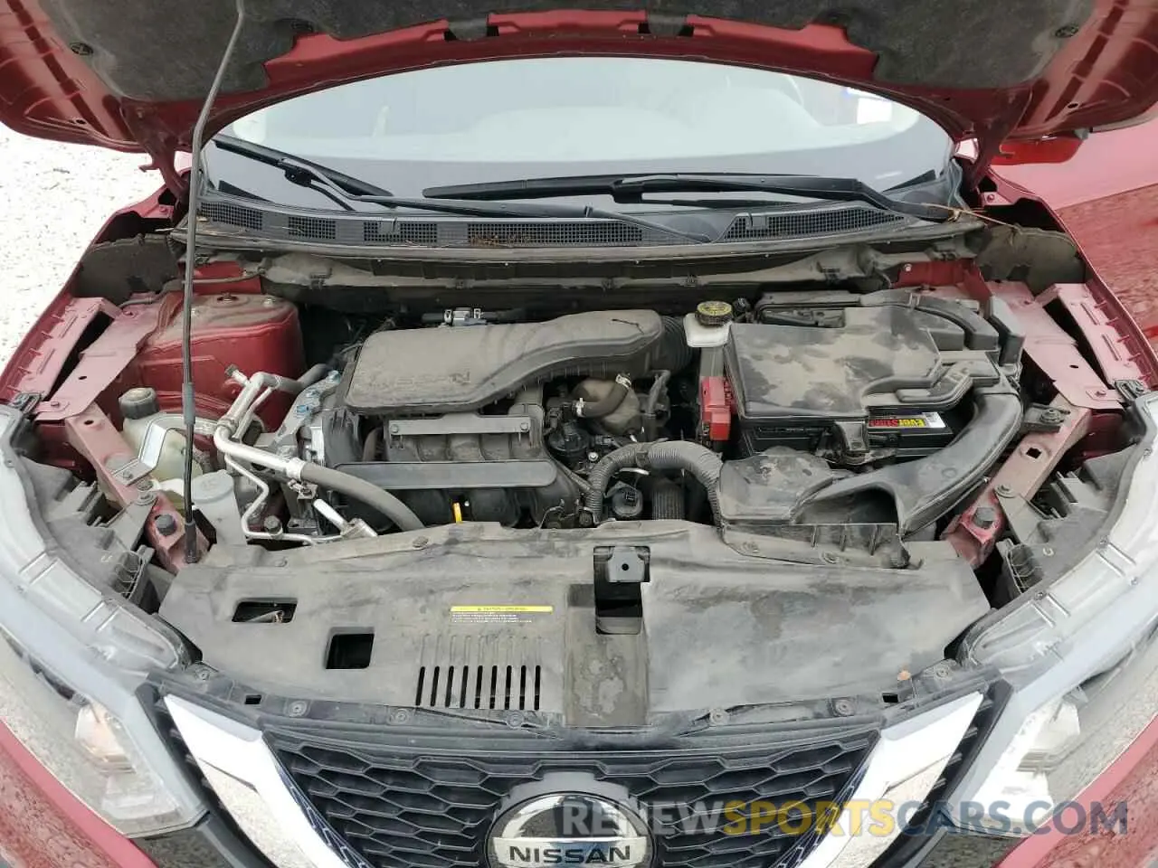 12 fotografías del automóvil dañado JN1BJ1BV7MW322371 NISSAN ROGUE 2021
