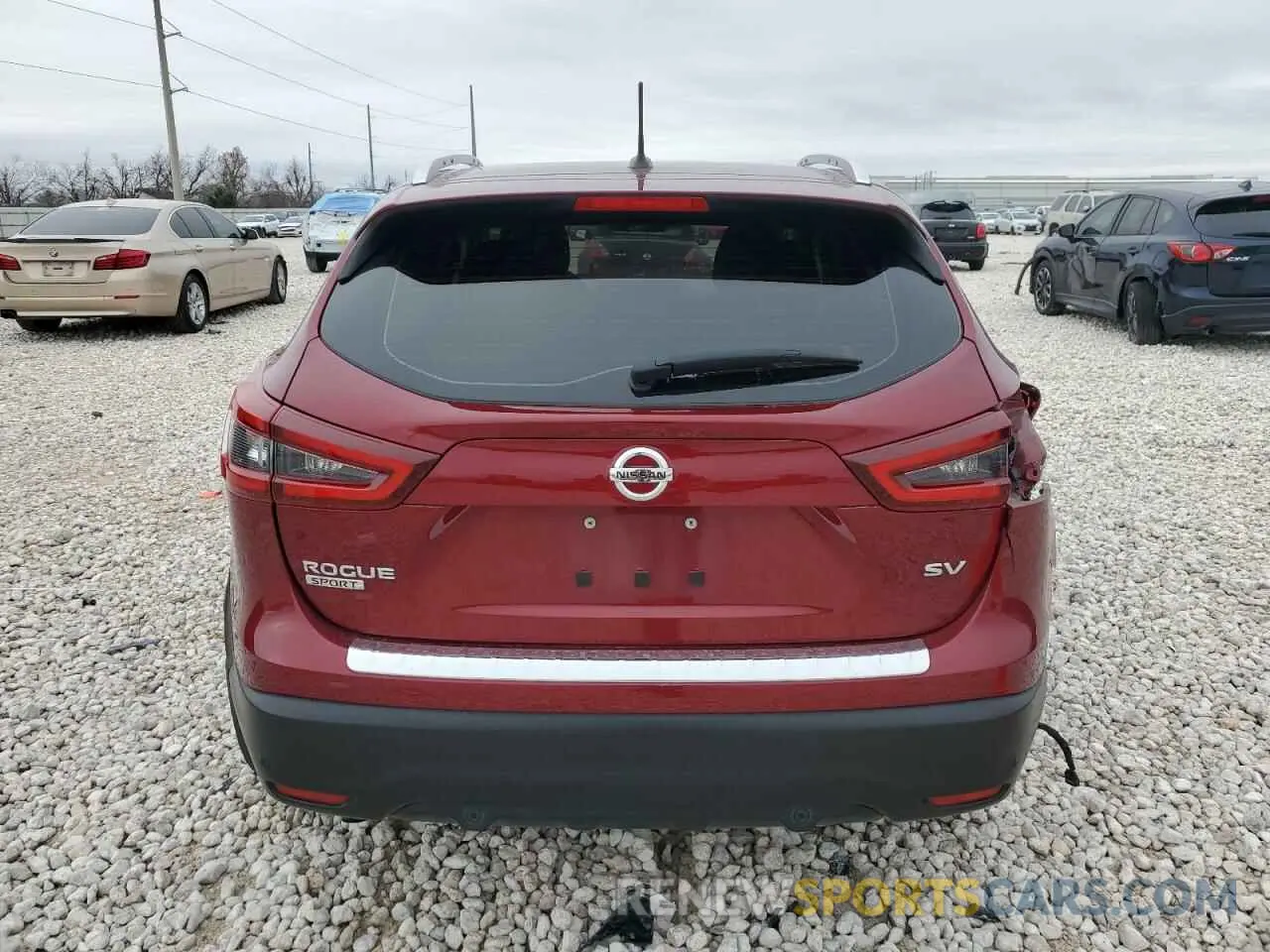 6 fotografías del automóvil dañado JN1BJ1BV7MW322371 NISSAN ROGUE 2021