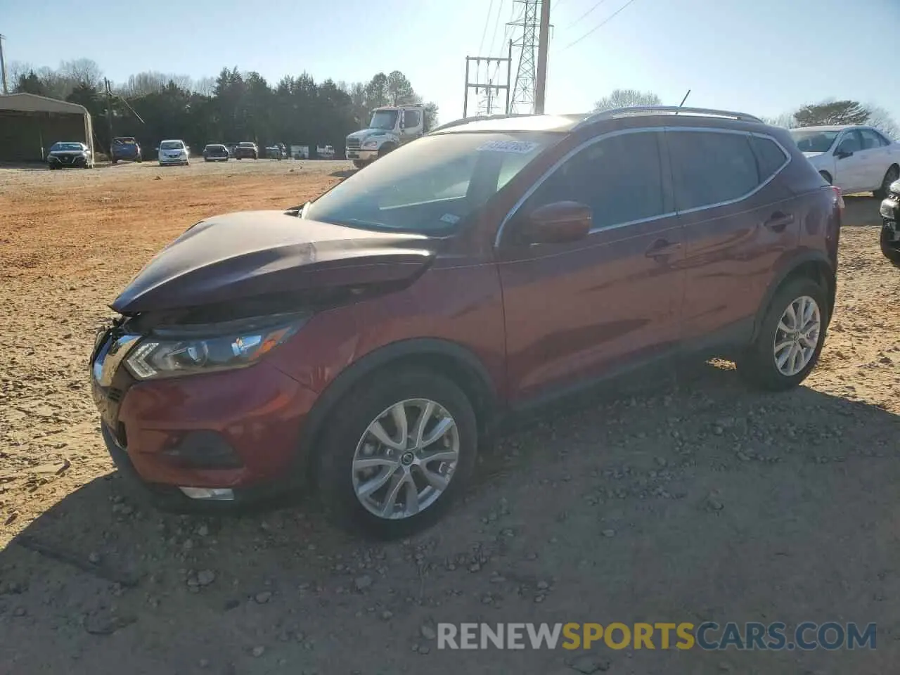 1 fotografías del automóvil dañado JN1BJ1BV8MW316000 NISSAN ROGUE 2021