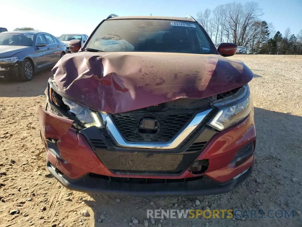 5 fotografías del automóvil dañado JN1BJ1BV8MW316000 NISSAN ROGUE 2021