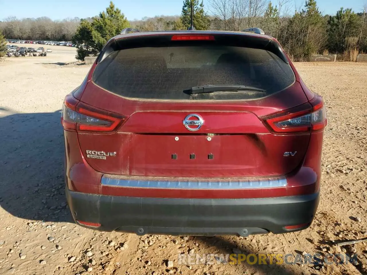 6 fotografías del automóvil dañado JN1BJ1BV8MW316000 NISSAN ROGUE 2021