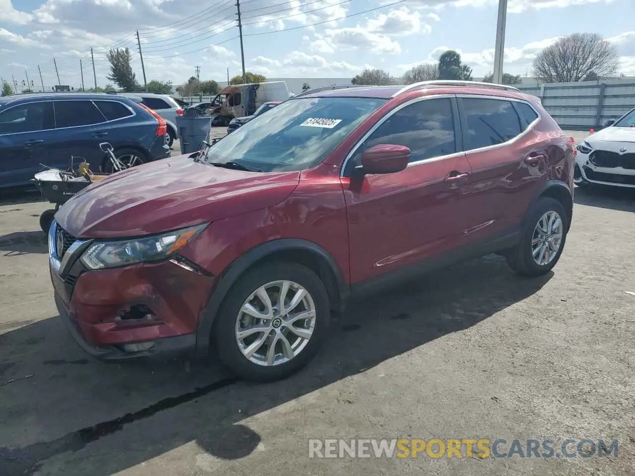 1 fotografías del automóvil dañado JN1BJ1BV8MW323609 NISSAN ROGUE 2021