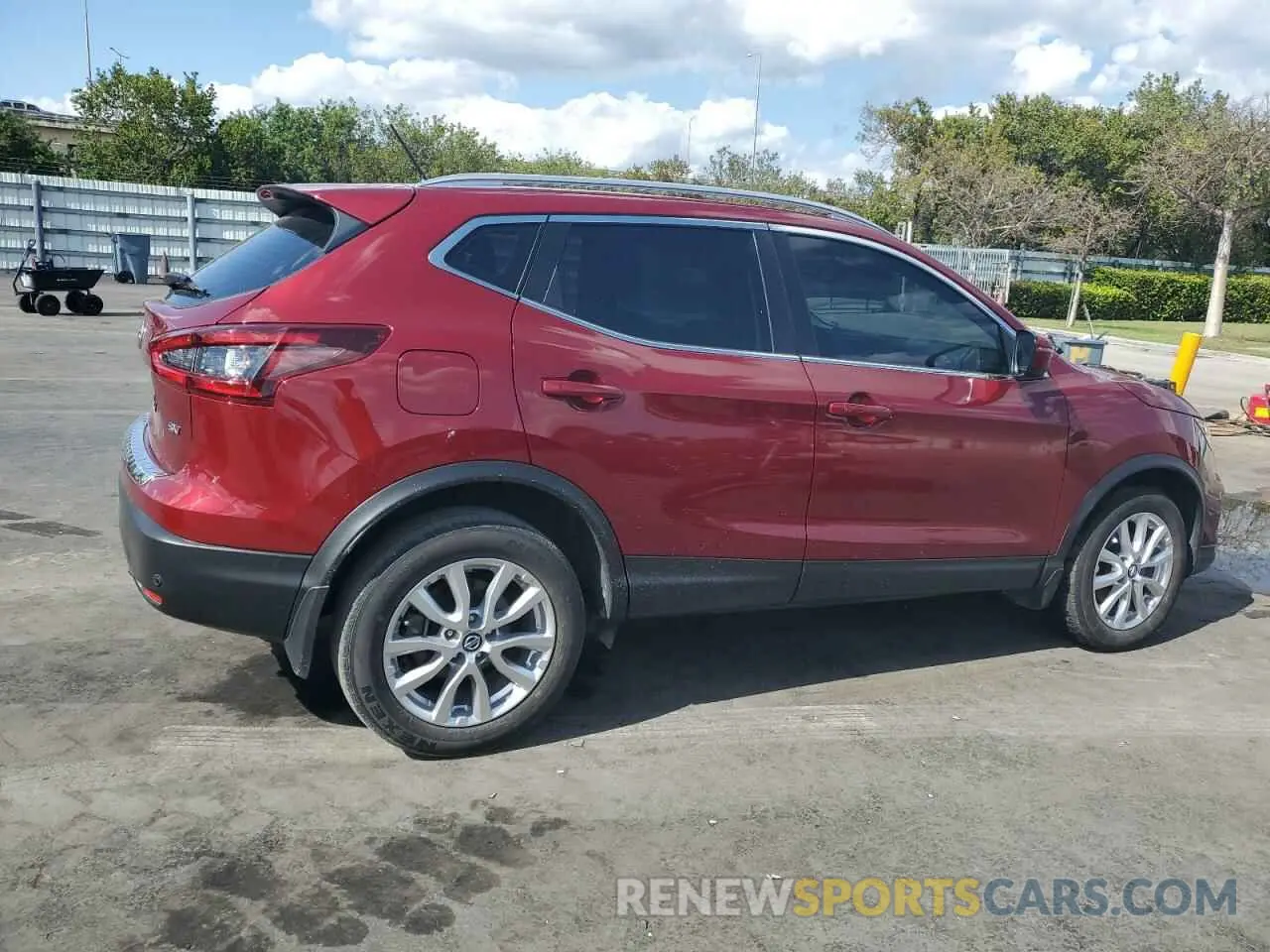 3 fotografías del automóvil dañado JN1BJ1BV8MW323609 NISSAN ROGUE 2021