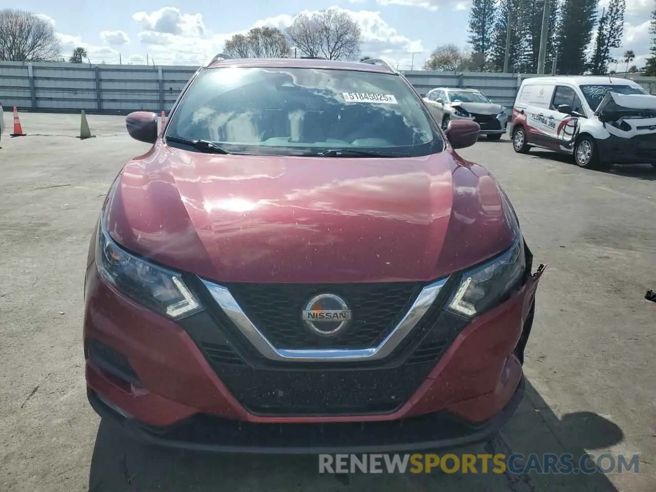 5 fotografías del automóvil dañado JN1BJ1BV8MW323609 NISSAN ROGUE 2021