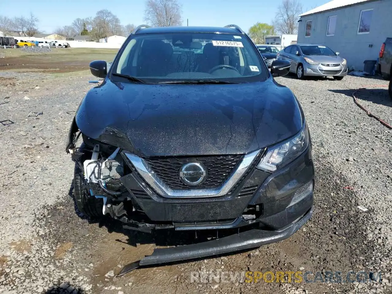 5 fotografías del automóvil dañado JN1BJ1BW1MW668201 NISSAN ROGUE 2021