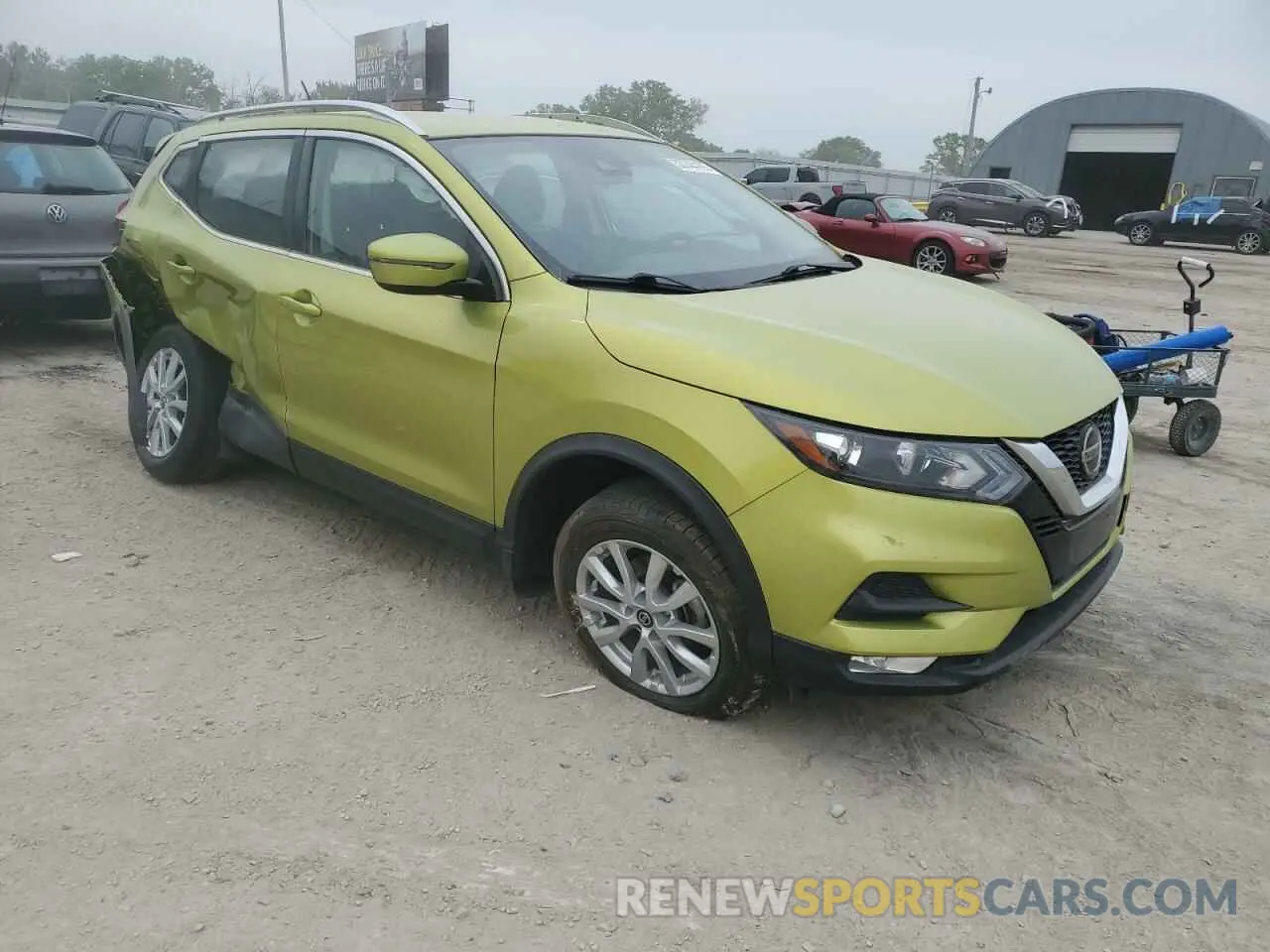 4 fotografías del automóvil dañado JN1BJ1BW7MW435519 NISSAN ROGUE 2021