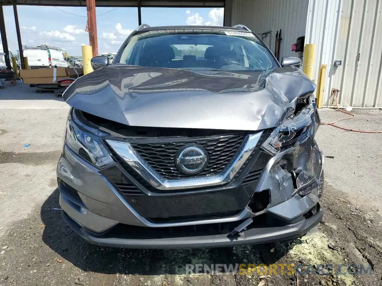 5 fotografías del automóvil dañado JN1BJ1BW7MW445760 NISSAN ROGUE 2021