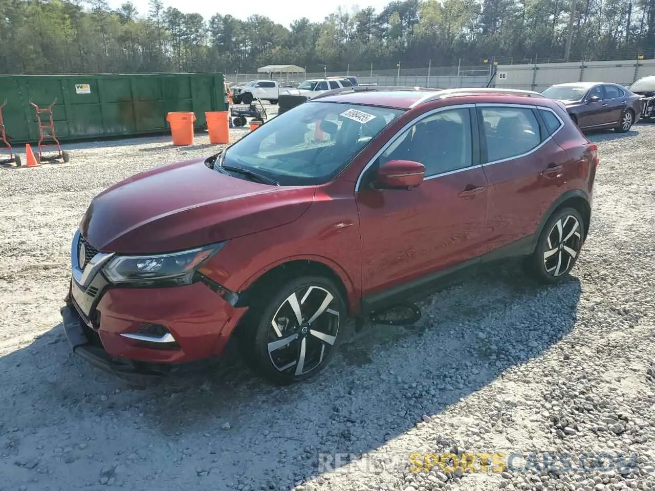 1 fotografías del automóvil dañado JN1BJ1CV2MW321143 NISSAN ROGUE 2021